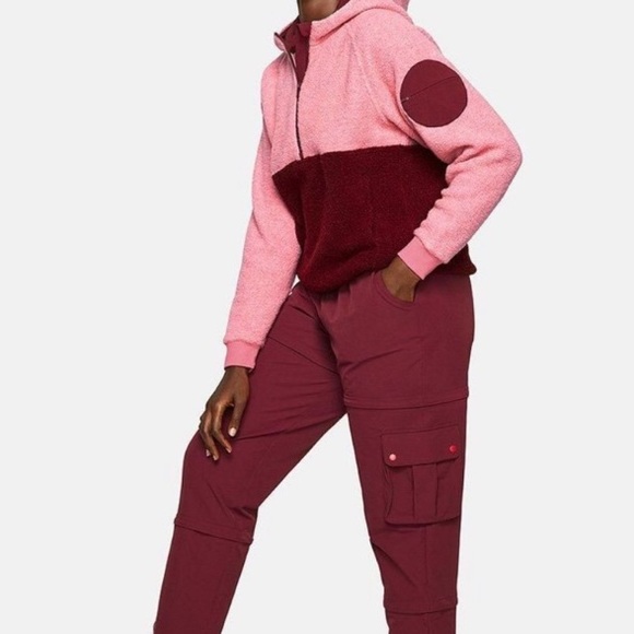 Outdoor voices Megafleece Hoodie Pink Small - Picture 2 of 9